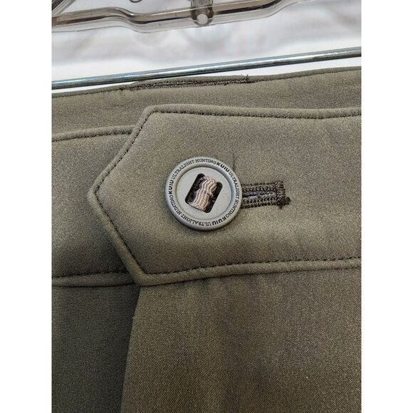 Size 12 Womens Kuiu Guide Pro Soft Shell Pants Fleece Lined Army Green - Picture 4 of 7